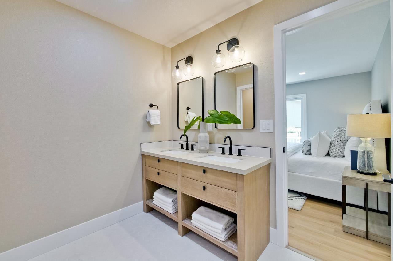 10993 Northsky Square Cupertino, CA 95014 - Photo 25 of 48 a view of bathroom with dual sinks