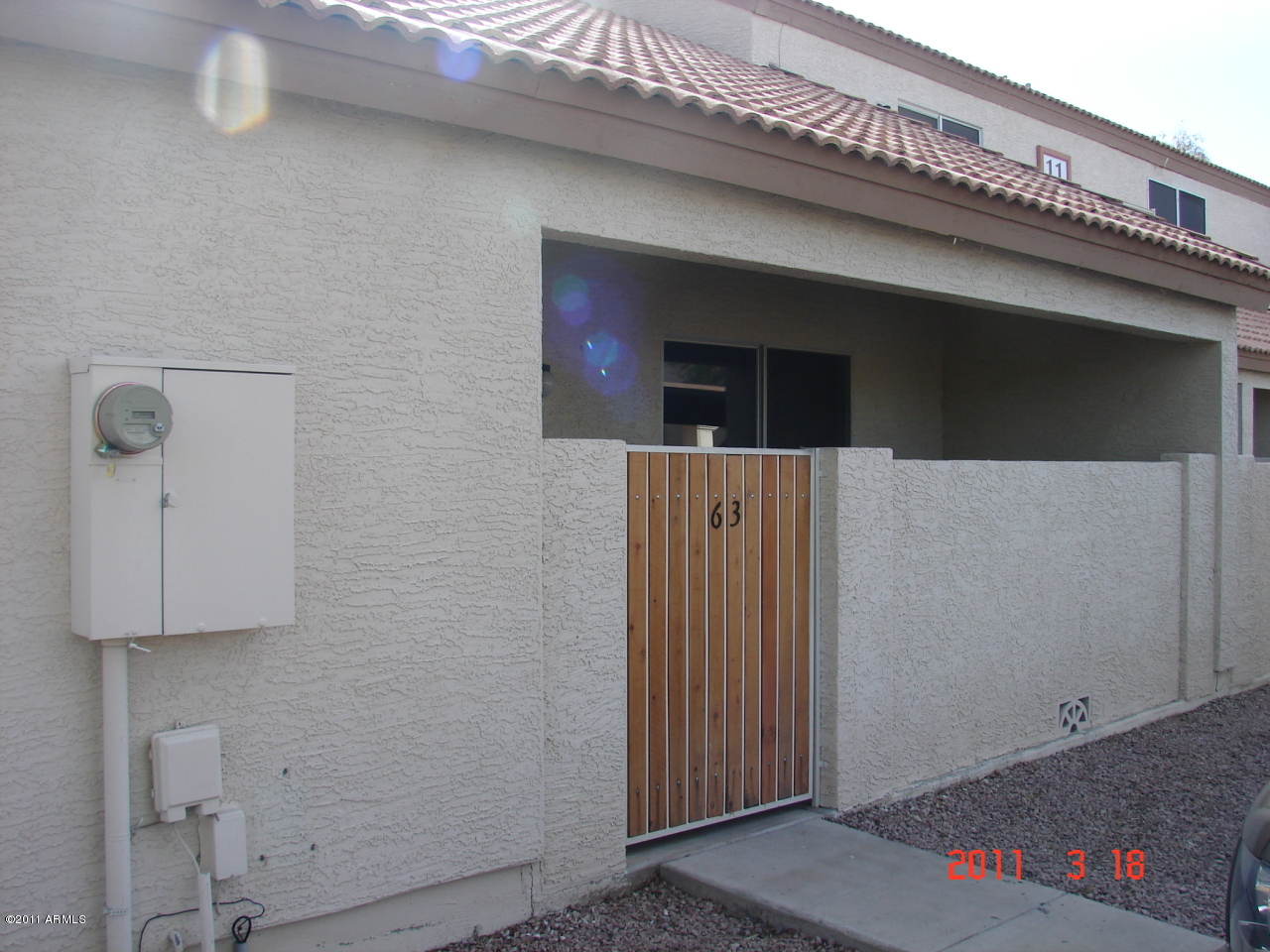 5808 East Brown Road, Unit 63 Mesa, AZ 85205 - Photo 14 of 14 Back of Unit