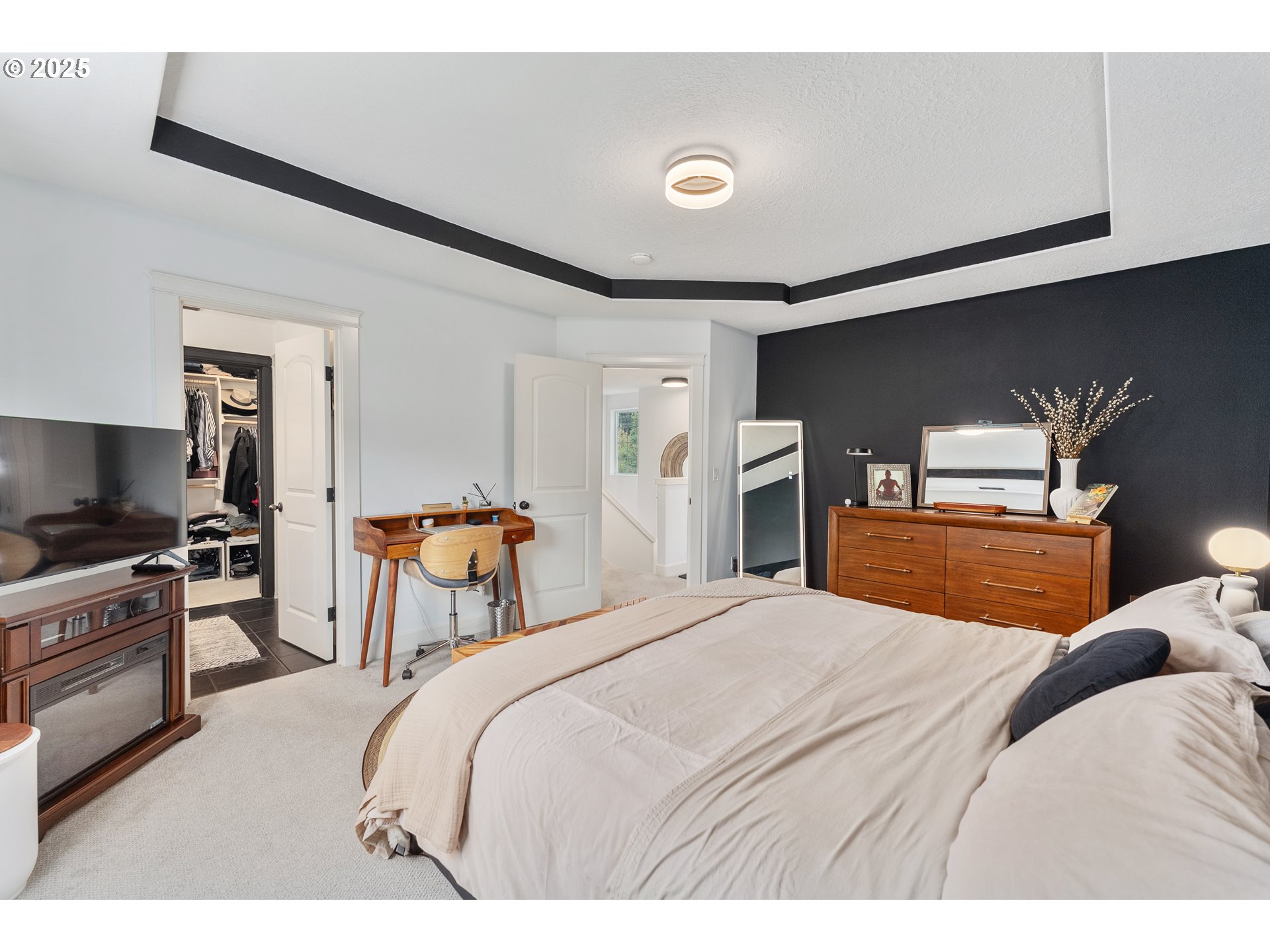 2264 Equestrian Loop South Salem, OR 97302 - Photo 17 of 34 a bedroom with a bed and a television