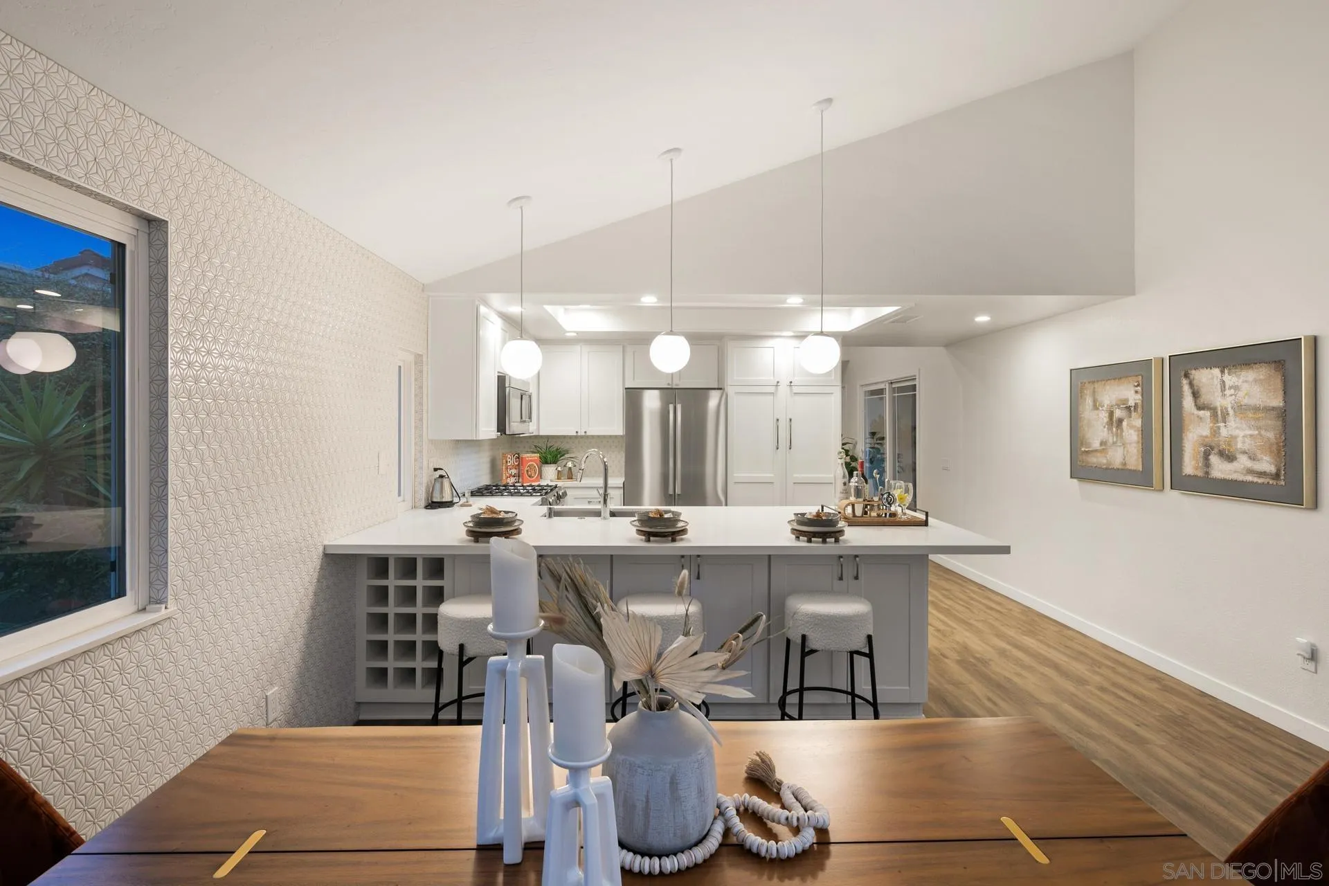 1736 Hill Top Lane Encinitas, CA 92024 - Photo 20 of 63 a view of a dining room with furniture