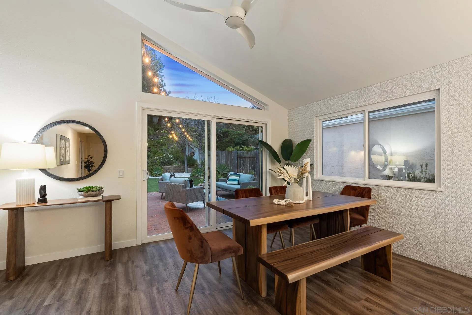 1736 Hill Top Lane Encinitas, CA 92024 - Photo 27 of 63 a view of a workspace with furniture window and wooden floor