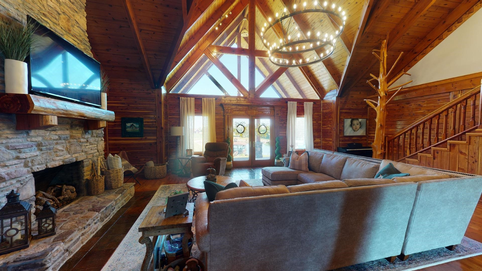 1390 Butler Road Newbern, TN 38059 - Photo 7 of 43 a living room with furniture and a fireplace