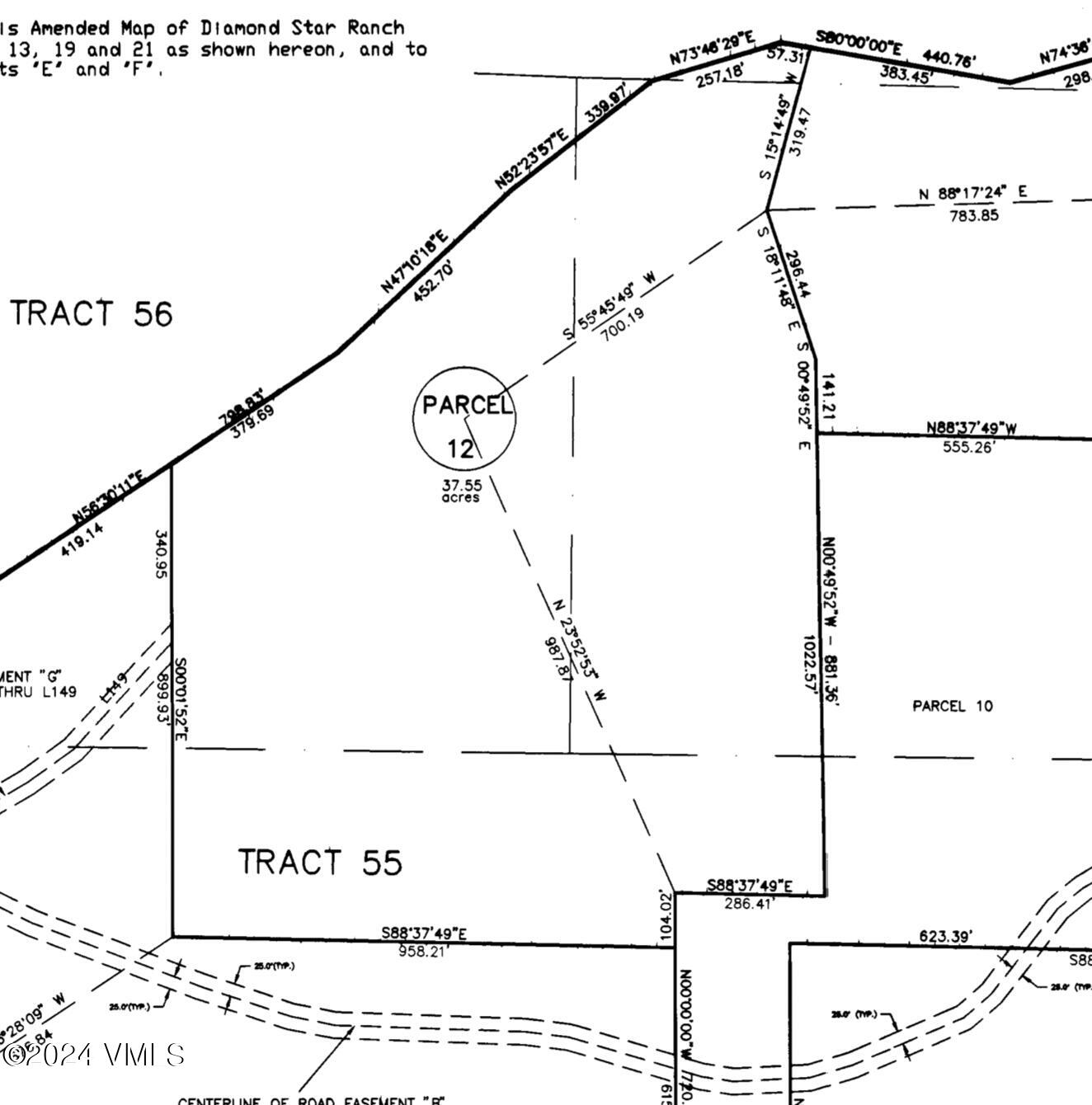 200 Diamond Star Road Wolcott, CO 81655 - Photo 48 of 48 Plat Map of Lot 12