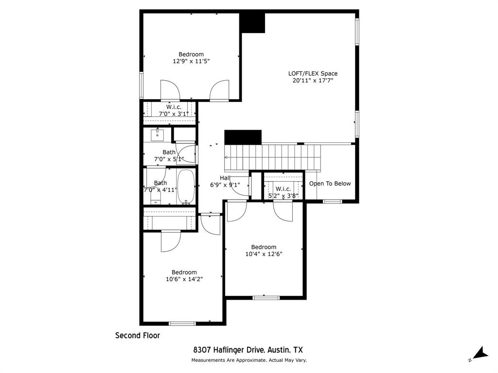 8307 Haflinger Drive Austin, TX 78747 - Photo 13 of 13 View of property floor plan