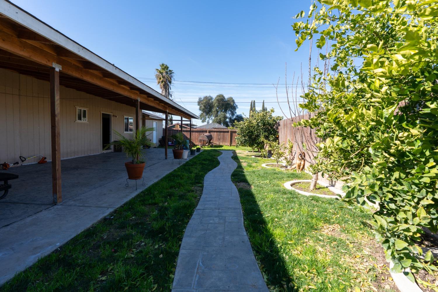 509 Kerr Avenue Modesto, CA 95354 - Photo 13 of 55 a view of a back yard of the house