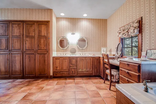 a view of room with furniture