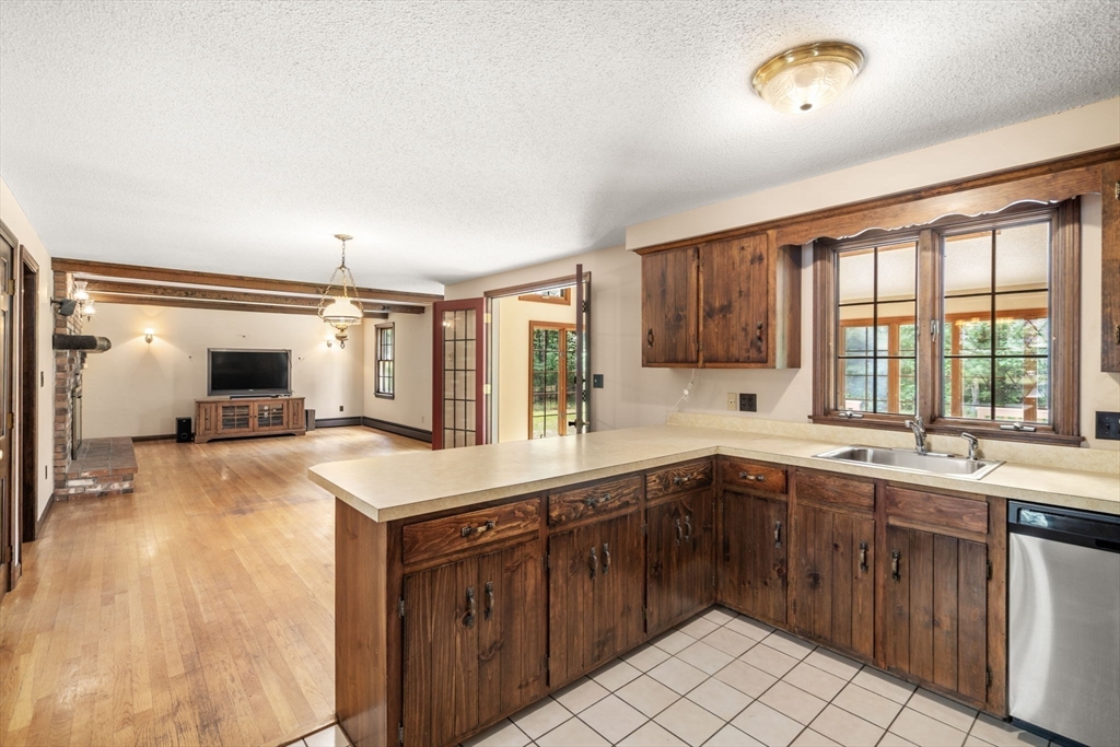 9 Randall Road Rochester, MA 02770 - Photo 7 of 42 a kitchen with a sink and large window