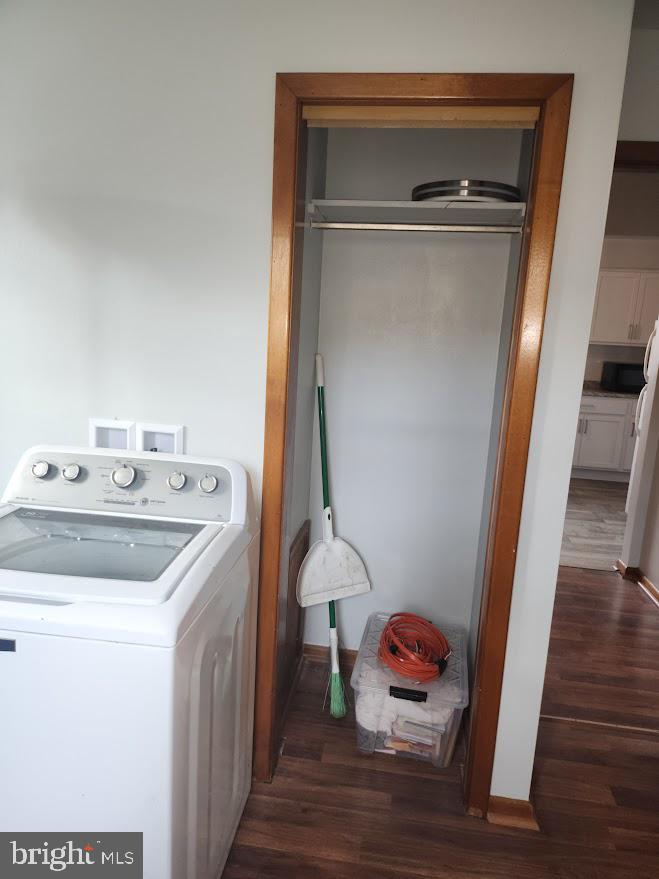 10314 Hyndman Road Manns Choice, PA 15550 - Photo 31 of 54 a utility room with a sink dryer and washer