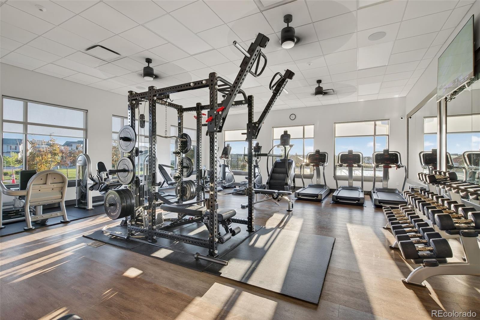 14094 Ivy Court Thornton, CO 80602 - Photo 41 of 44 a view of a room with lots of gym equipment