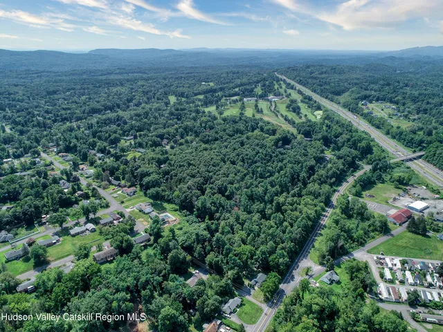 an aerial view of residential house with outdoor space