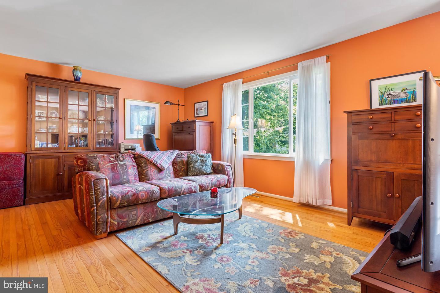 5 Crider Avenue Moorestown, NJ 08057 - Photo 8 of 64 a living room with furniture a window and a flat screen tv