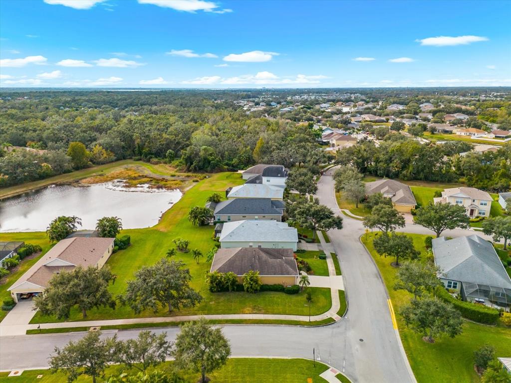 4326 Forest Creek Trail Parrish, FL 34219 - Photo 52 of 73 an aerial view of a house with a garden