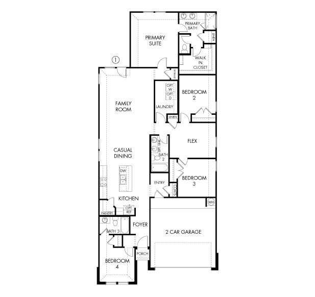 14110 Greystone Ter Street Magnolia, TX 77354 - Photo 34 of 34 Copy Of Floorplan, Just Reversed From The Layout Of This Home.
