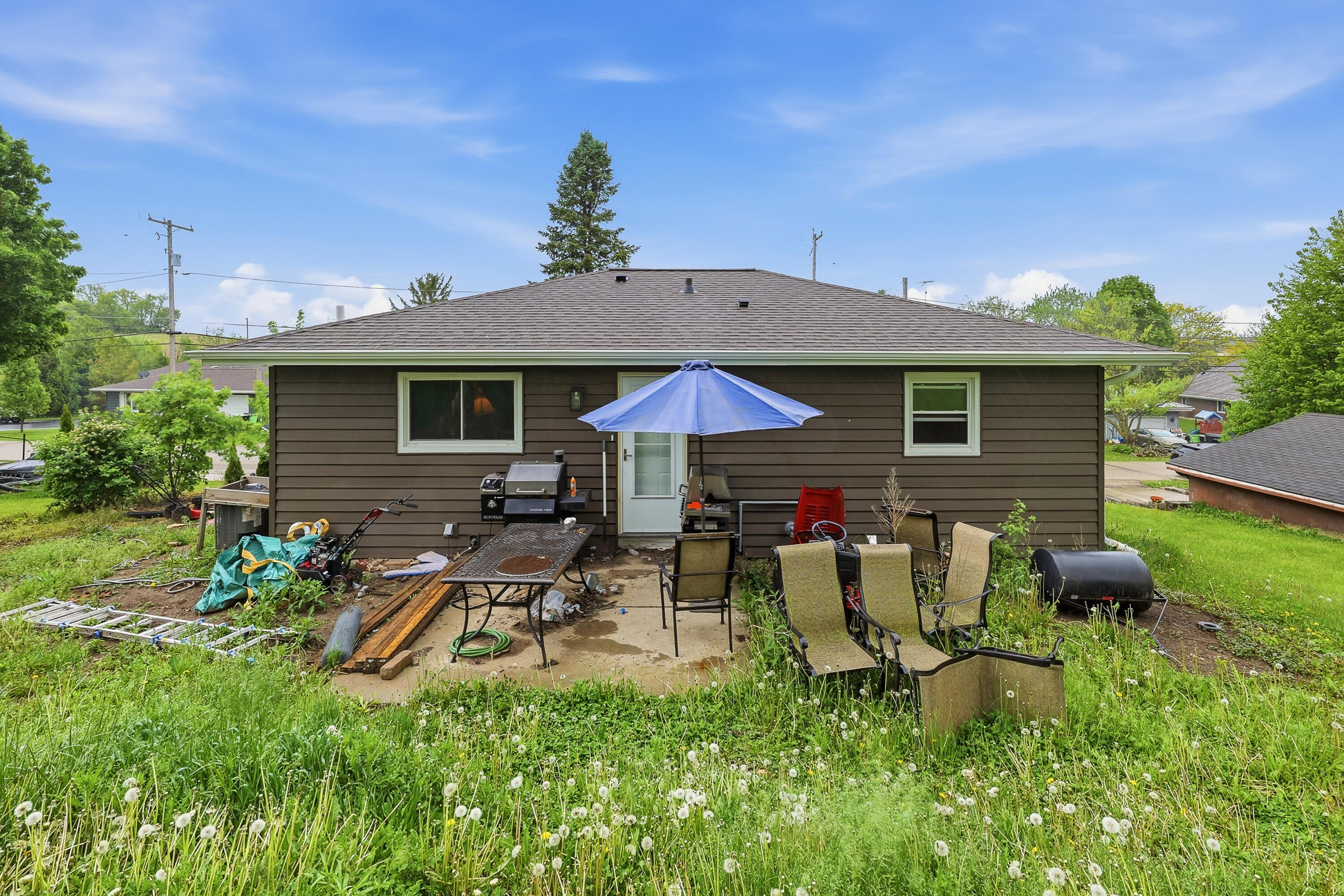 118 Highland Avenue Iron Ridge, WI 53035 - Photo 15 of 21 Back of Home