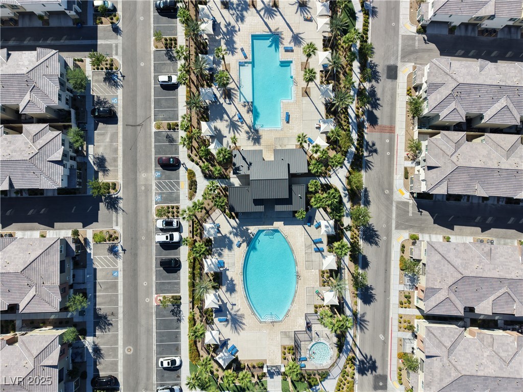 12280 Golden Wreath Road, Unit 3 Las Vegas, NV 89183 - Photo 39 of 57 Aerial view of residential area with a pool