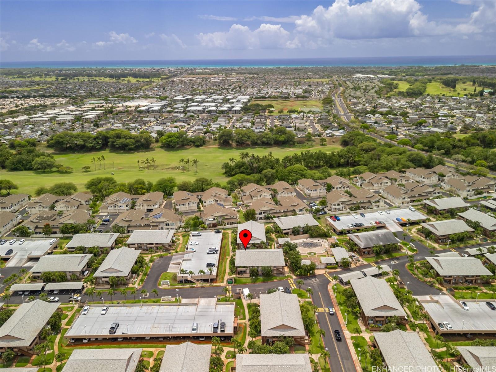 91-1119 Mikohu Street, Unit 28S Ewa Beach, HI 96706 - Photo 5 of 19 an aerial view of residential houses with outdoor space