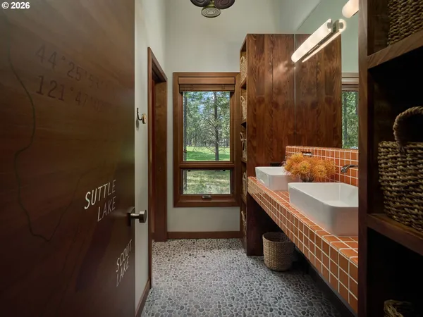 a bathroom with a sink