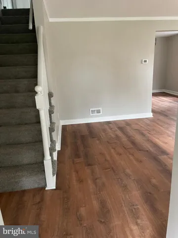 a view of entryway with stairs