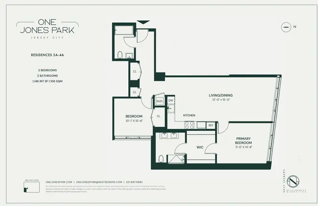 $1,030,000 | 387 8th Street, Unit 3A, Jersey City, NJ 07302