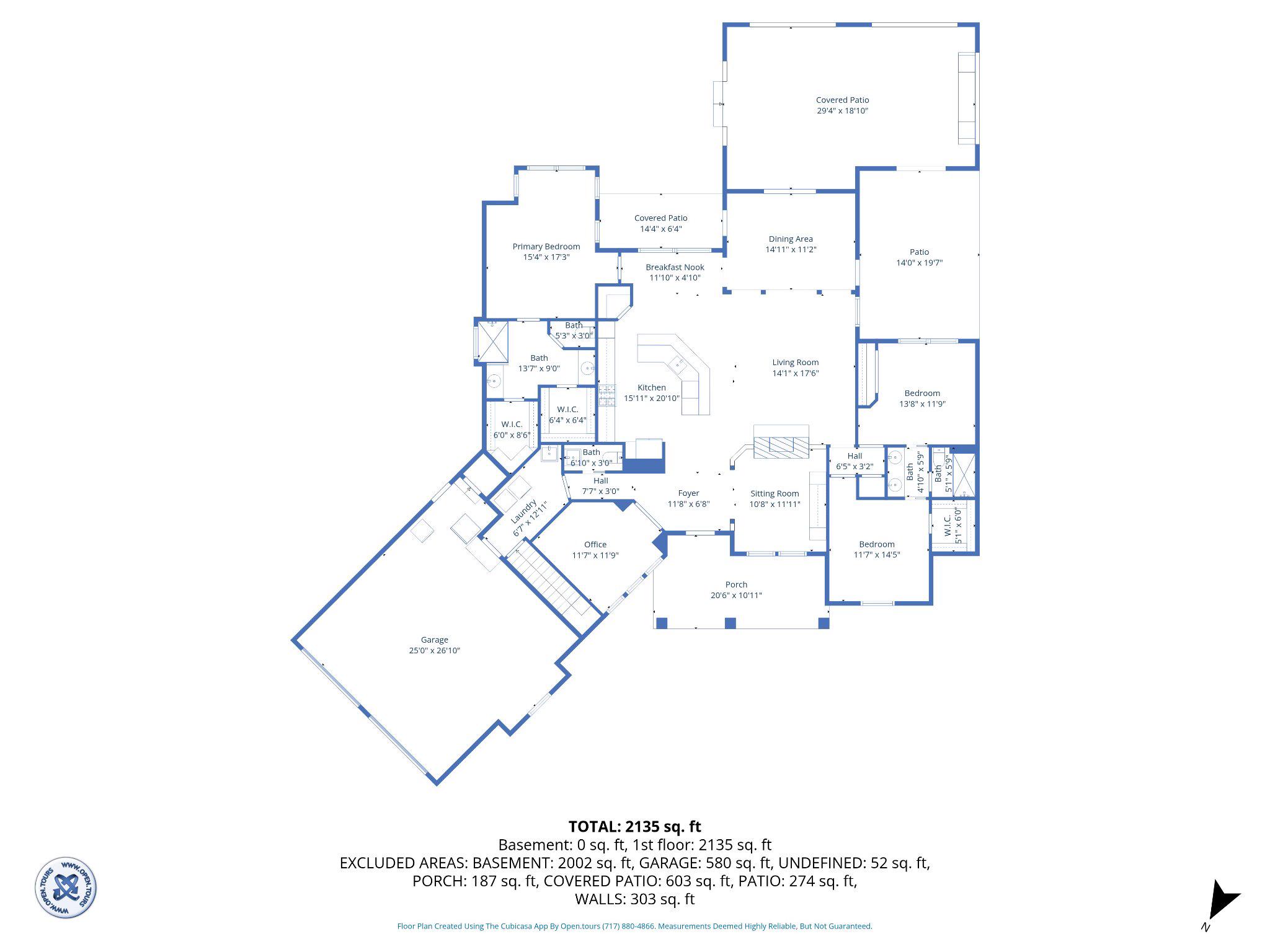 305 Gun Club Road New Oxford, PA 17350 - Photo 56 of 56 Main level floor plan layout.