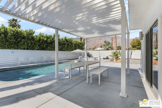 a view of a car in garage