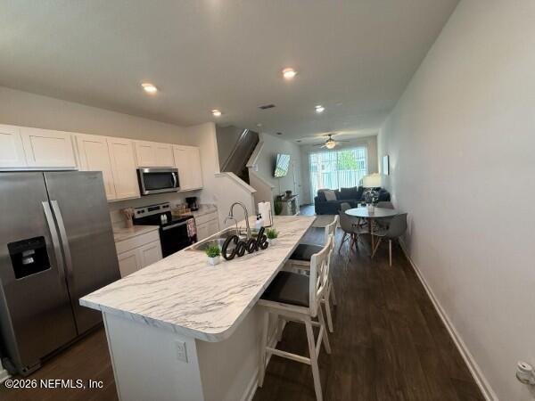 Kitchen into Living room