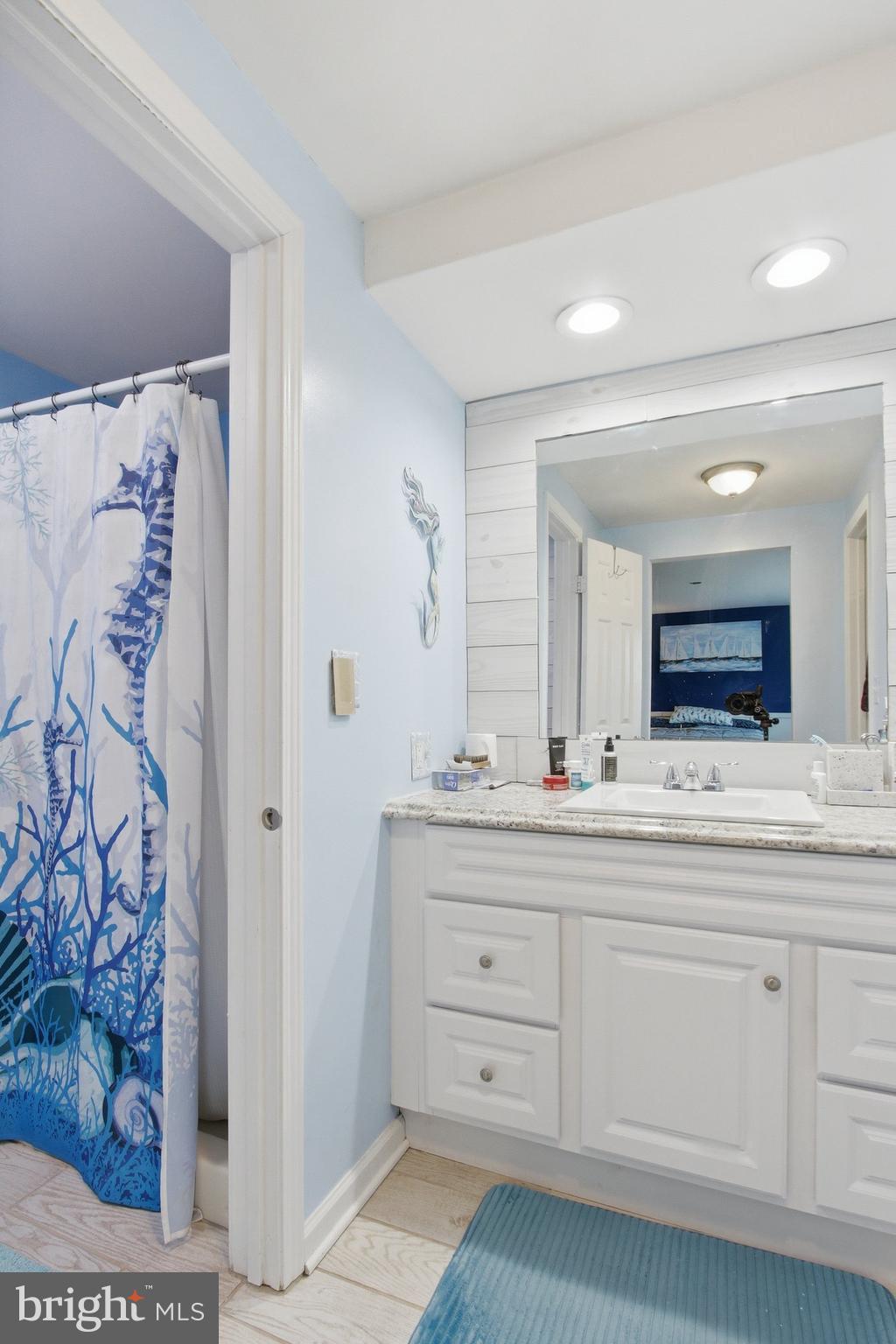 410 Shorbs Hill Road Hanover, PA 17331 - Photo 16 of 33 a bathroom with a sink and a mirror
