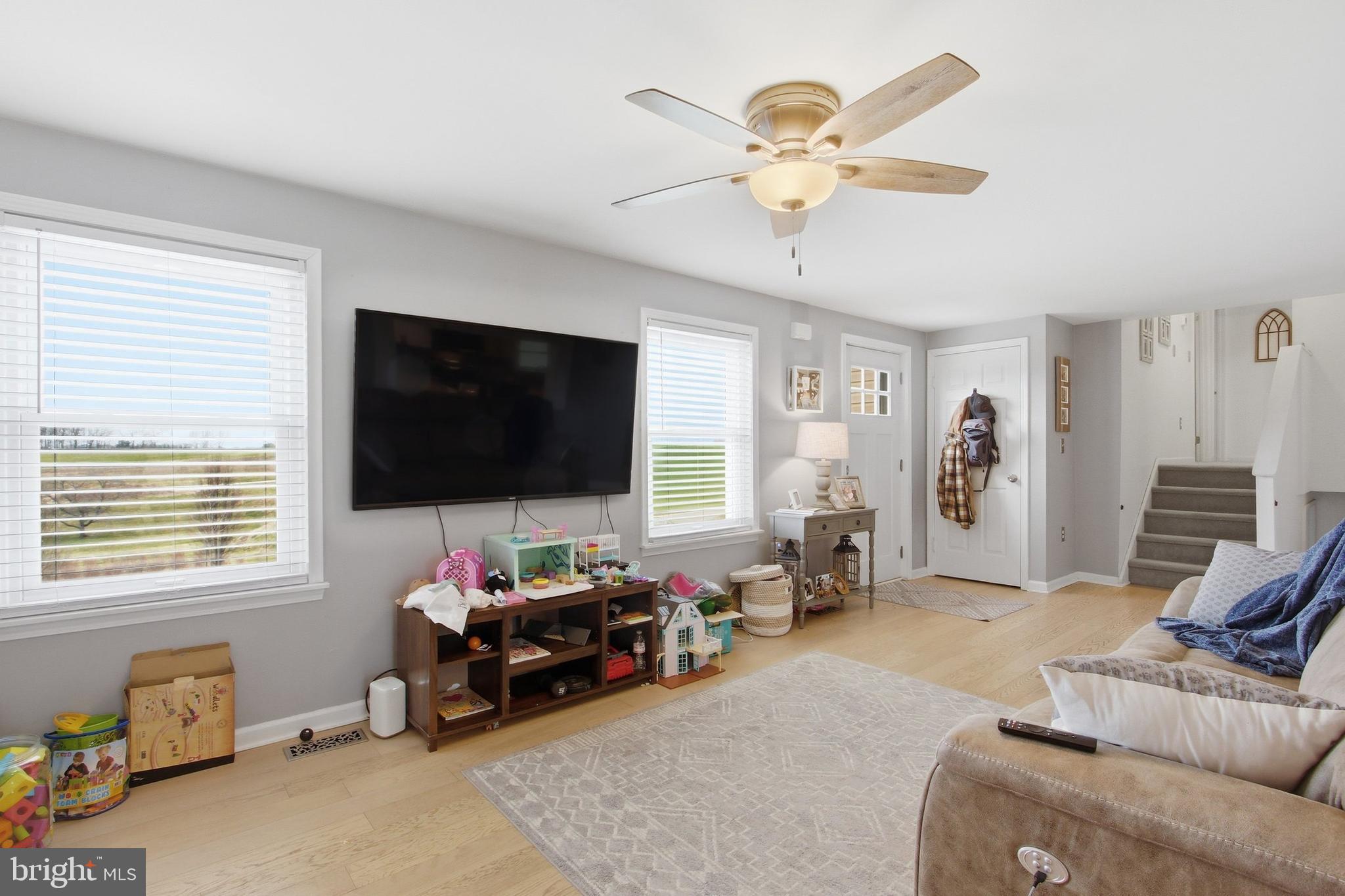 410 Shorbs Hill Road Hanover, PA 17331 - Photo 5 of 33 a living room with furniture and a flat screen tv