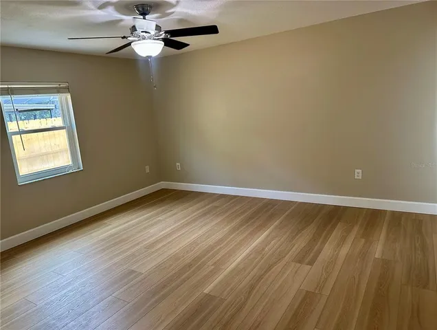wooden floor in an empty room