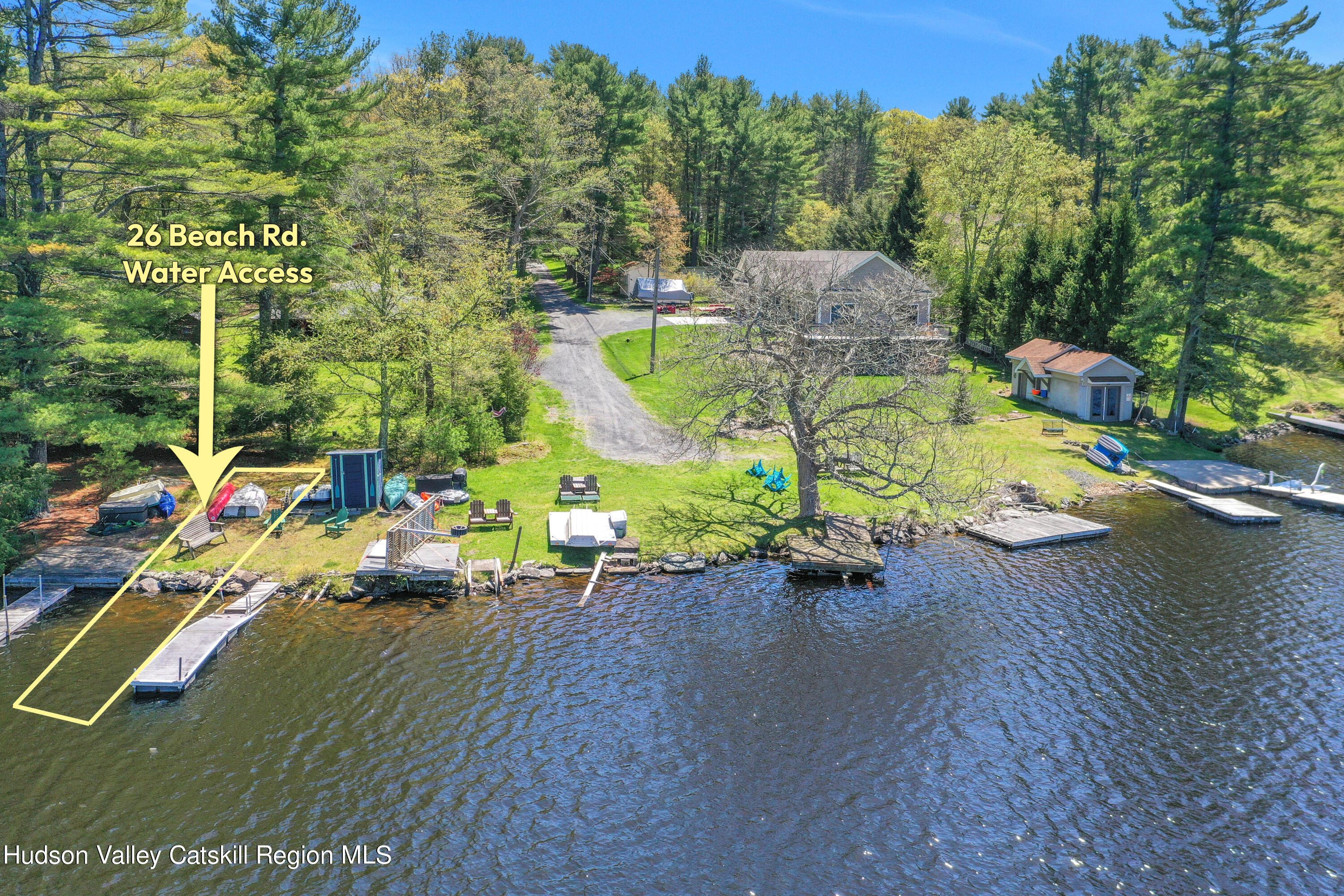 26 Beach Road Lumberland, NY 12737 - Photo 4 of 22 swimming pool view with couple of chairs