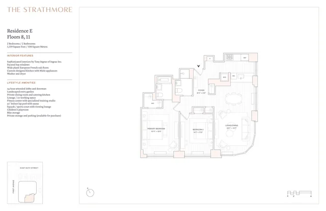 $1,730,000 | 400 East 84th Street, Unit 8E | Upper East Side