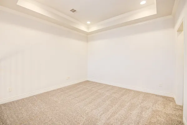 a view of empty room