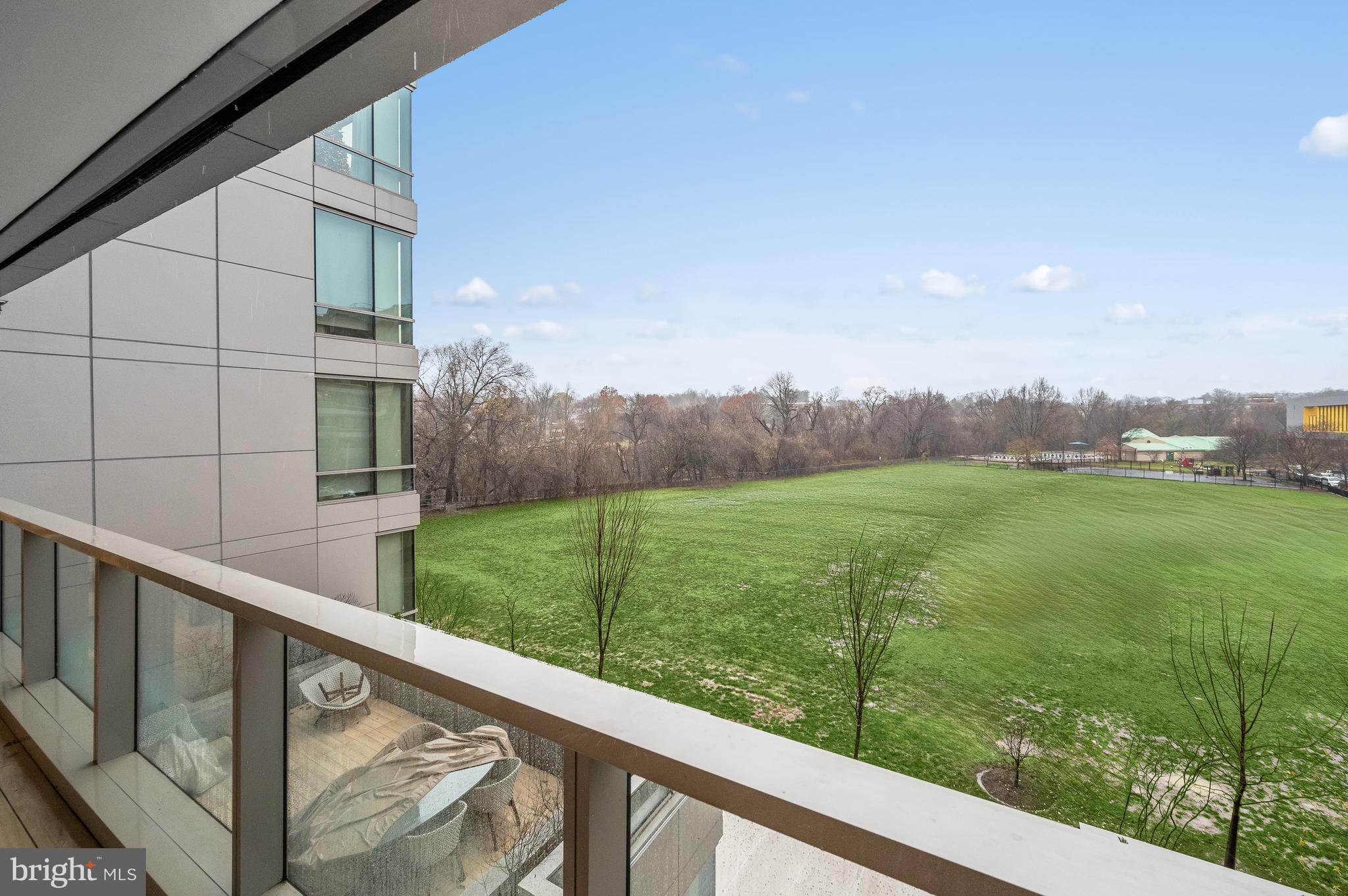 2501 M Street Northwest, Unit 311 Washington, DC 20037 - Photo 4 of 27 a view of a garden from a balcony