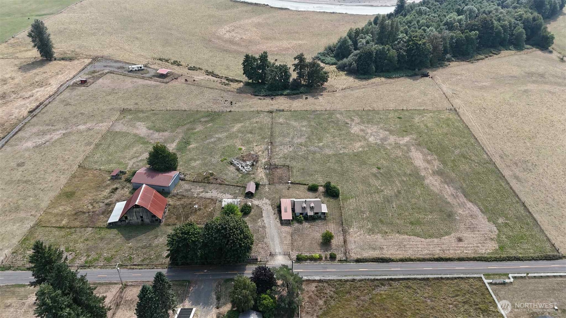 215 Kehoe Road Randle, WA 98377 - Photo 10 of 11 an aerial view of residential houses with outdoor space