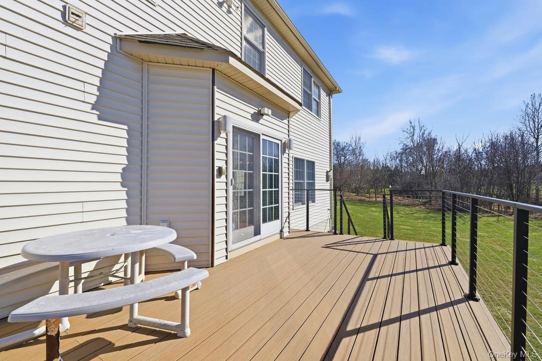 12 Feagles Road Warwick, NY 10990 - Photo 37 of 45 A new deck overlooks your private backyard is awaiting your summer fun!