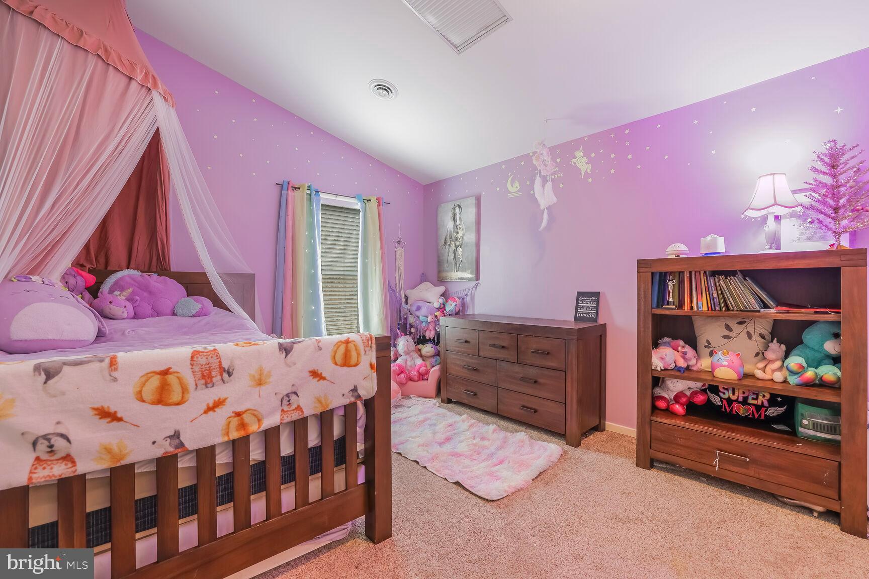 6231 Woodville Road Mount Airy, MD 21771 - Photo 20 of 29 a bedroom with pink bed and window