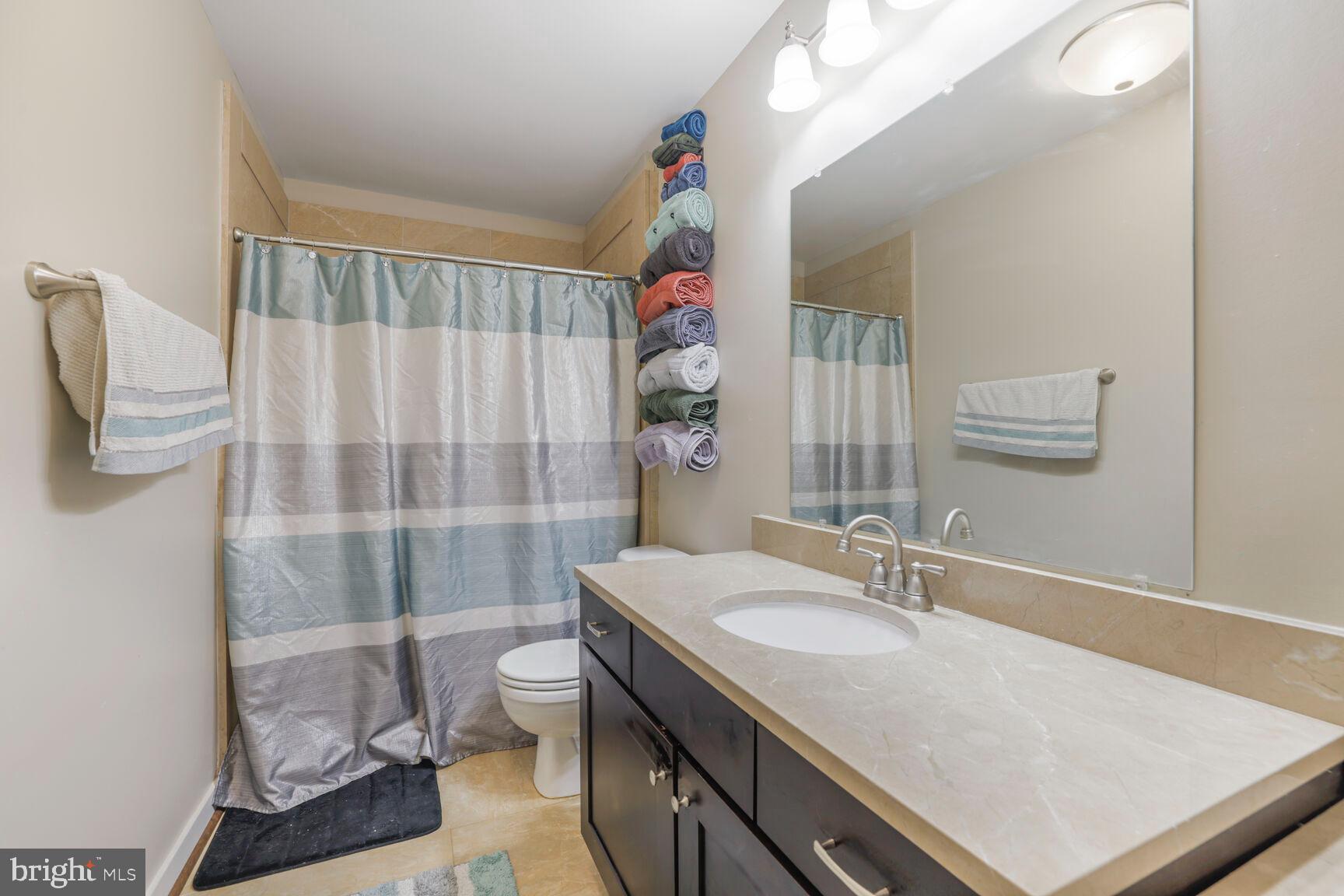 6231 Woodville Road Mount Airy, MD 21771 - Photo 26 of 29 a bathroom with a sink a toilet and shower