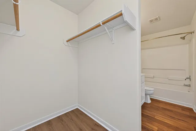 a view of walk in closet