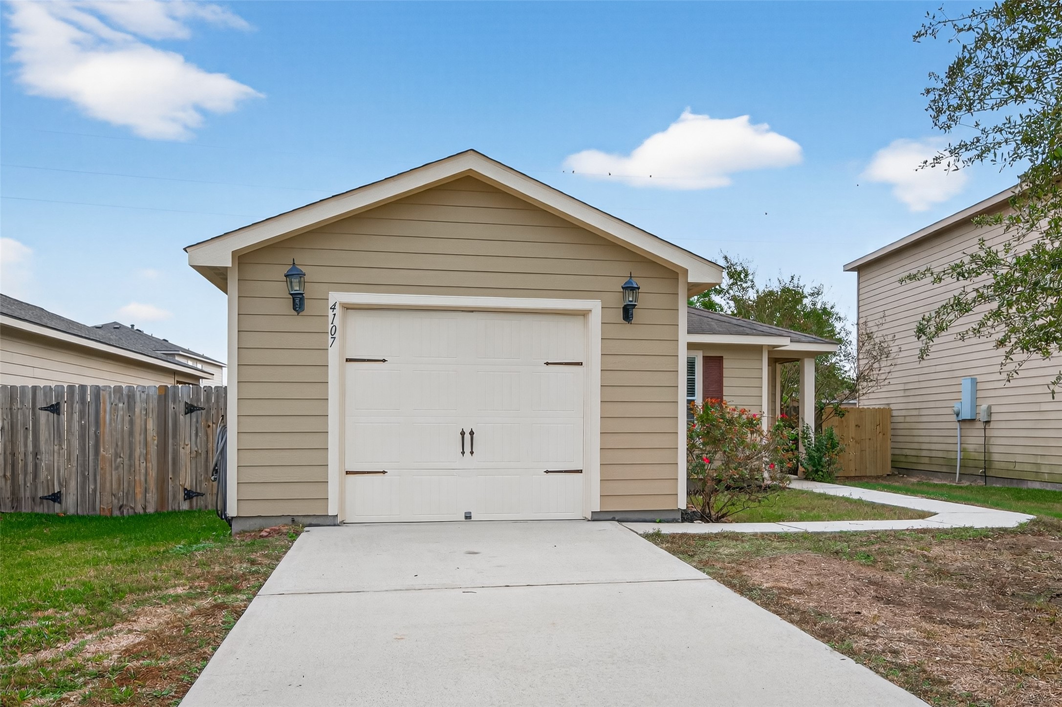4107 Pedernales River Lane Spring, TX 77386 - Photo 5 of 33 a front view of a house with a yard