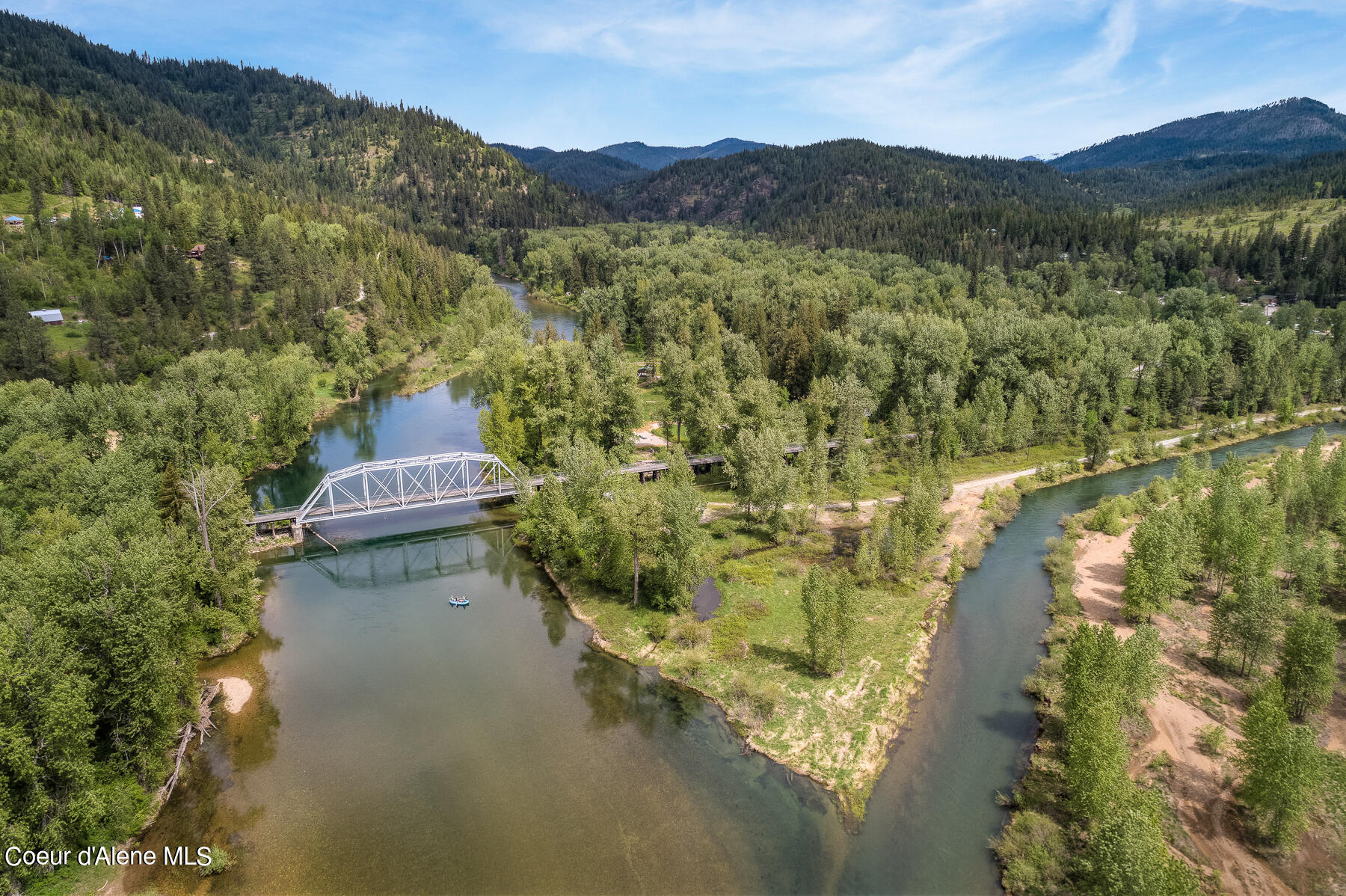 9076 Coeur D'Alene River Road Kingston, ID 83839 - Photo 31 of 32 Aerial_Kingston-6