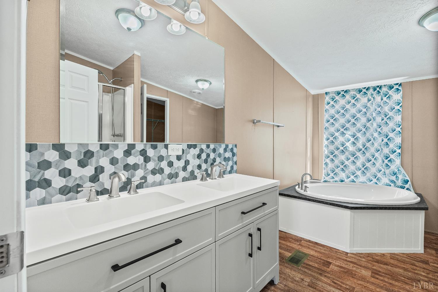 13116 Brookneal Highway Gladys, VA 24554 - Photo 14 of 34 a bathroom with a sink toilet and shower