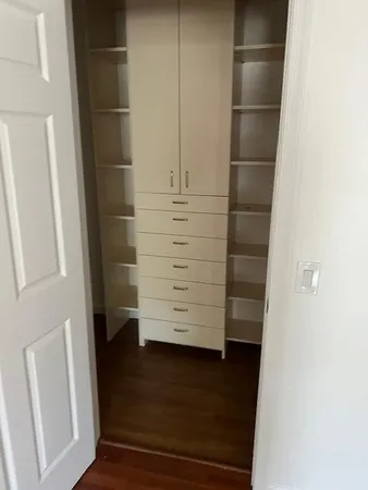a view of walk in closet