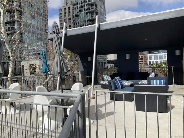 a view of balcony and patio