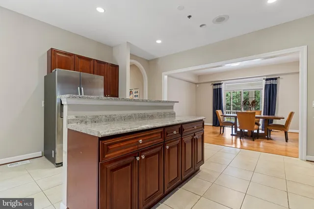 a room with a chair and a wooden floor
