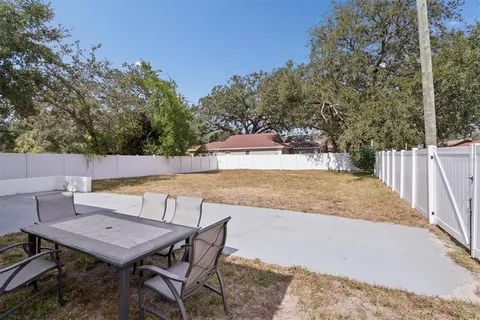 a view of a outdoor space with seating area