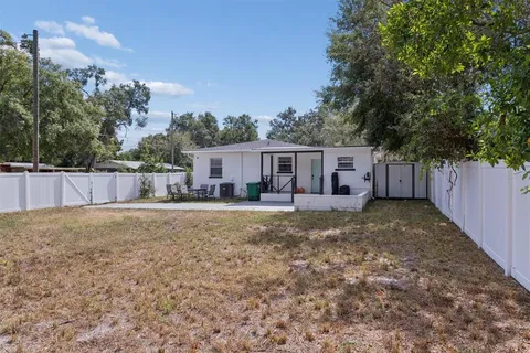 a house view with a garden space