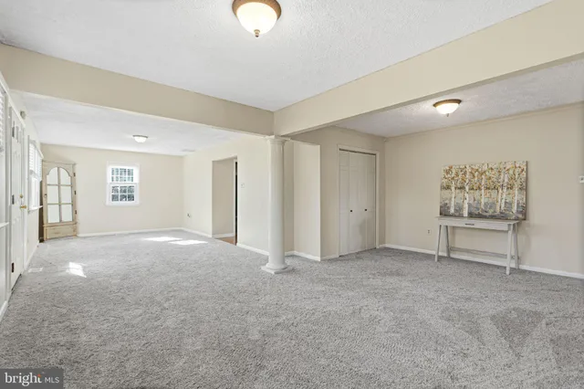 a view of an empty room