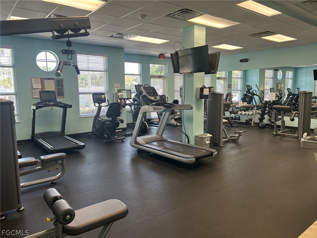 2743 First Street, Unit 1504 Fort Myers, FL 33916 - Photo 31 of 40 a view of a room with gym equipment