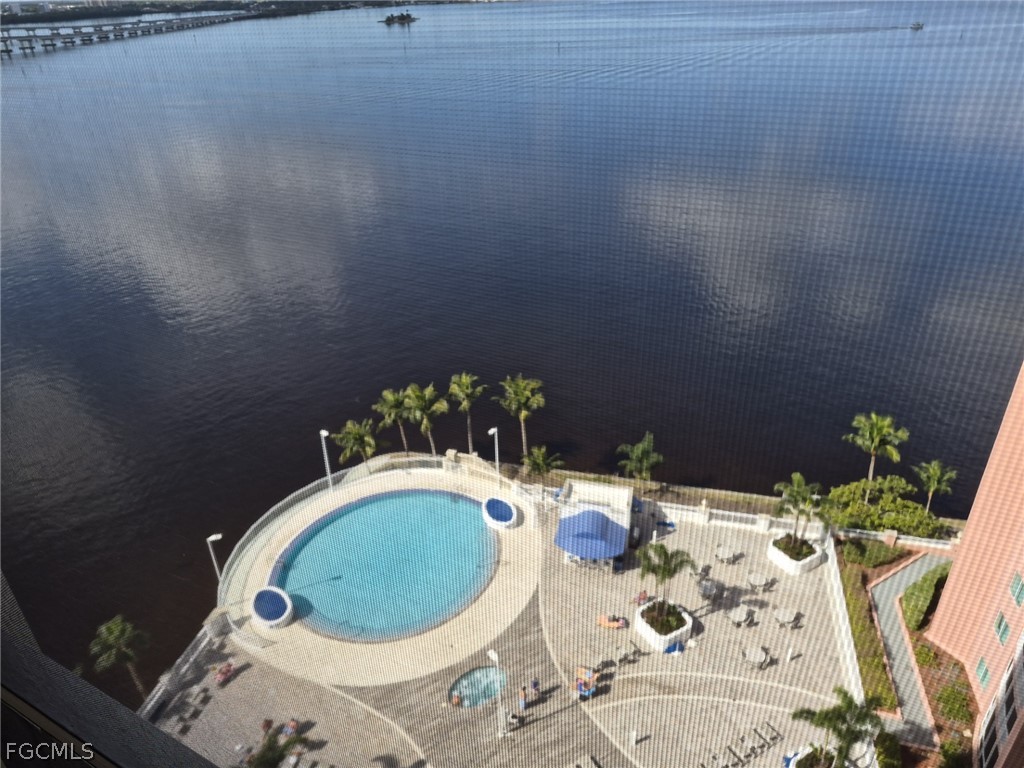 2743 First Street, Unit 1504 Fort Myers, FL 33916 - Photo 5 of 40 a close view of a sink and a table in a patio