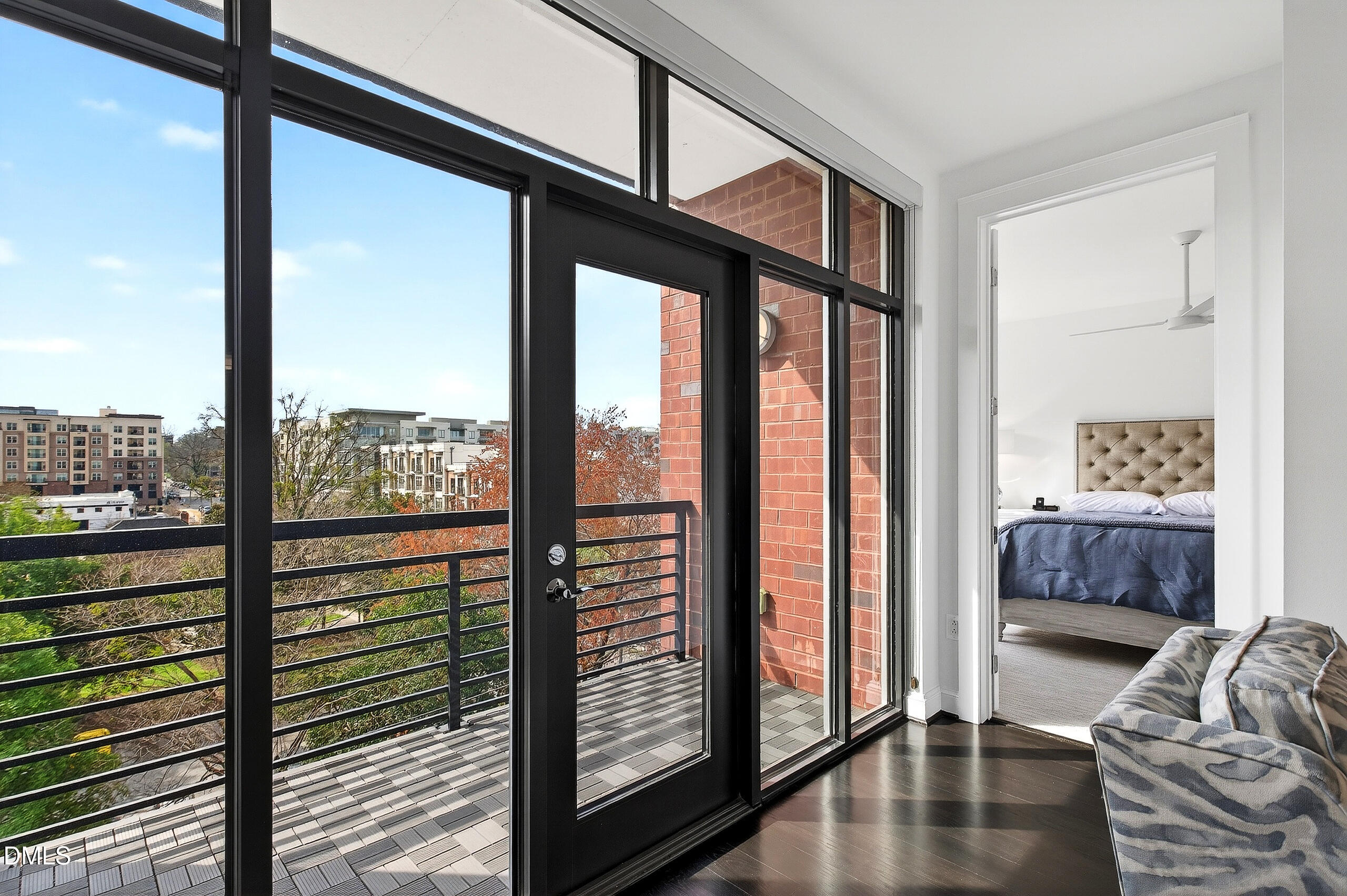 618 North Boylan Avenue, Unit 506 Raleigh, NC 27603 - Photo 20 of 71 a view of living room with furniture and a large window